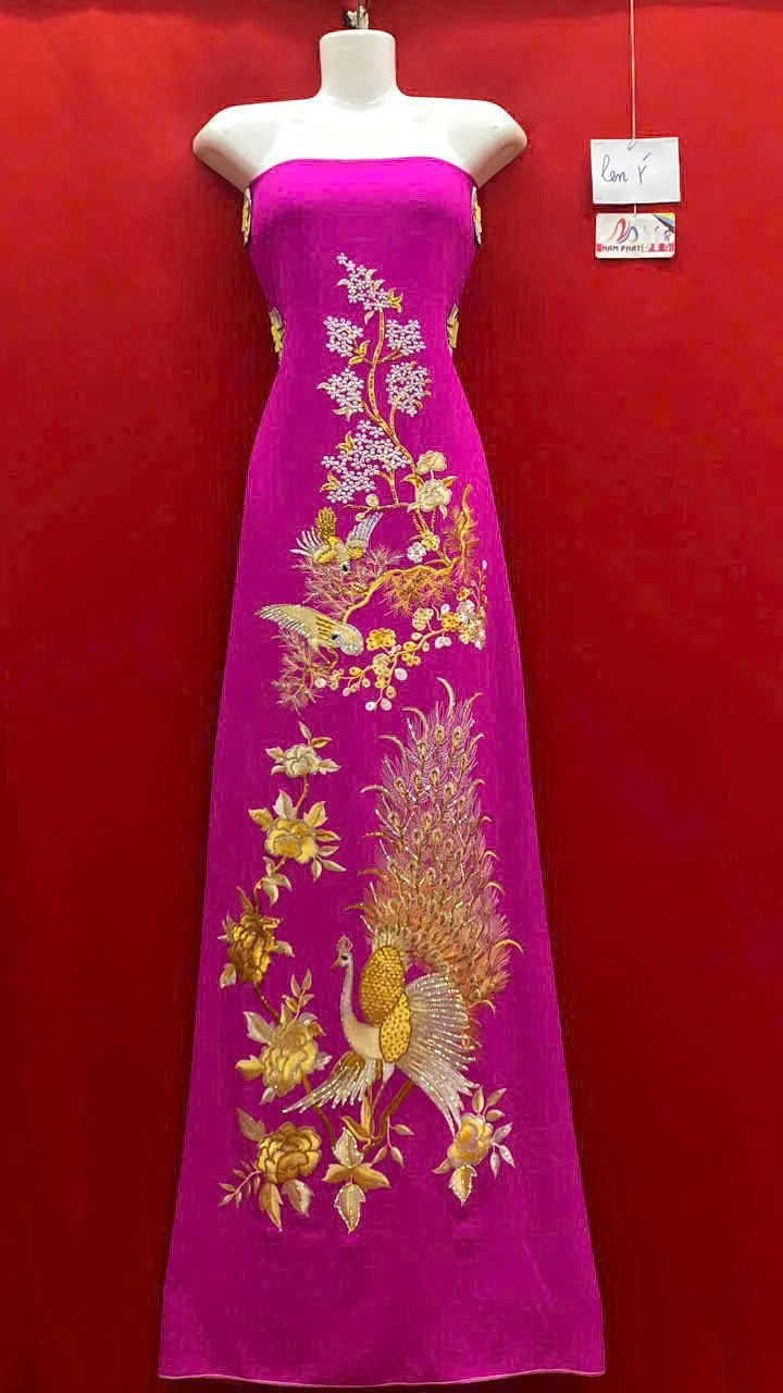 Vải áo dài cô dâu (1)