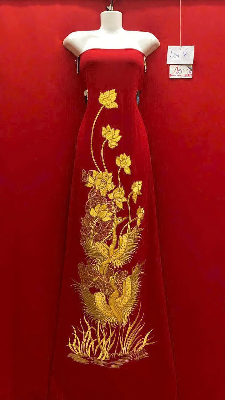 Vải áo dài cô dâu (16)