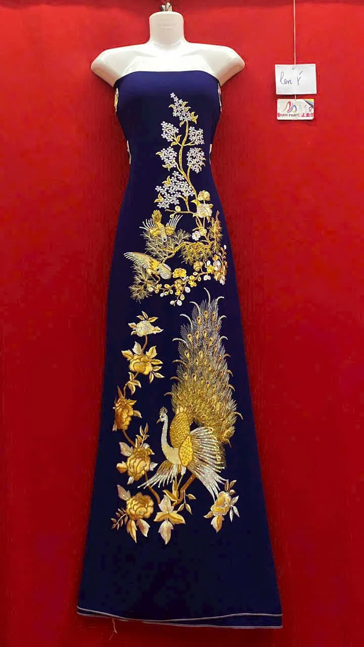 Vải áo dài cô dâu (2)