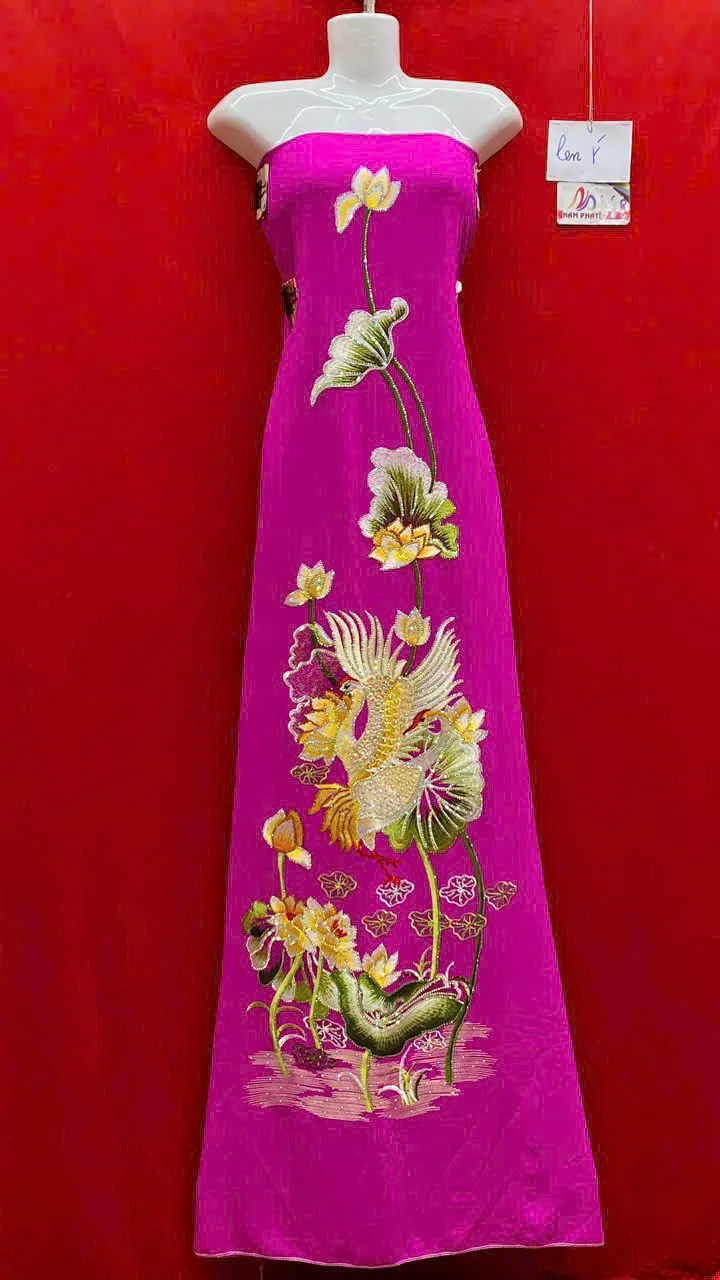 Vải áo dài cô dâu (4)