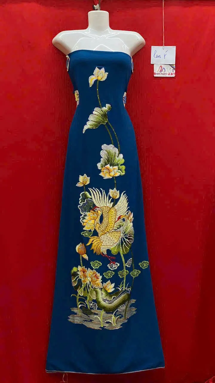 Vải áo dài cô dâu (6)