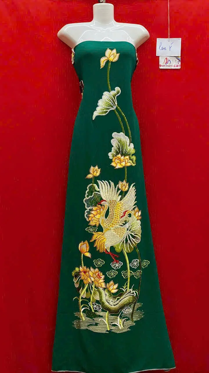 Vải áo dài cô dâu (7)