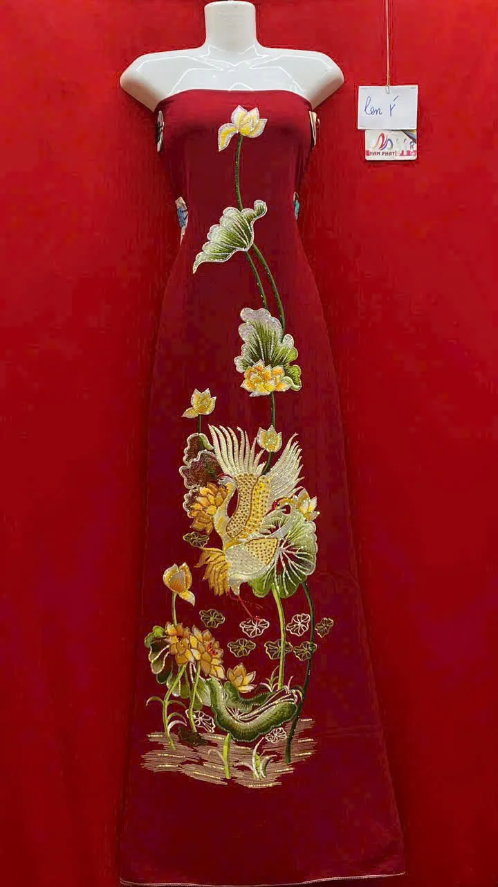 Vải áo dài cô dâu (8)